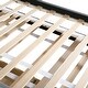 preview thumbnail 7 of 16, Twin Size Upholstered Platform Bed with Trundle and 3 Drawers, Rabbit-Shaped Headboard with Embedded LED Lights, Gray