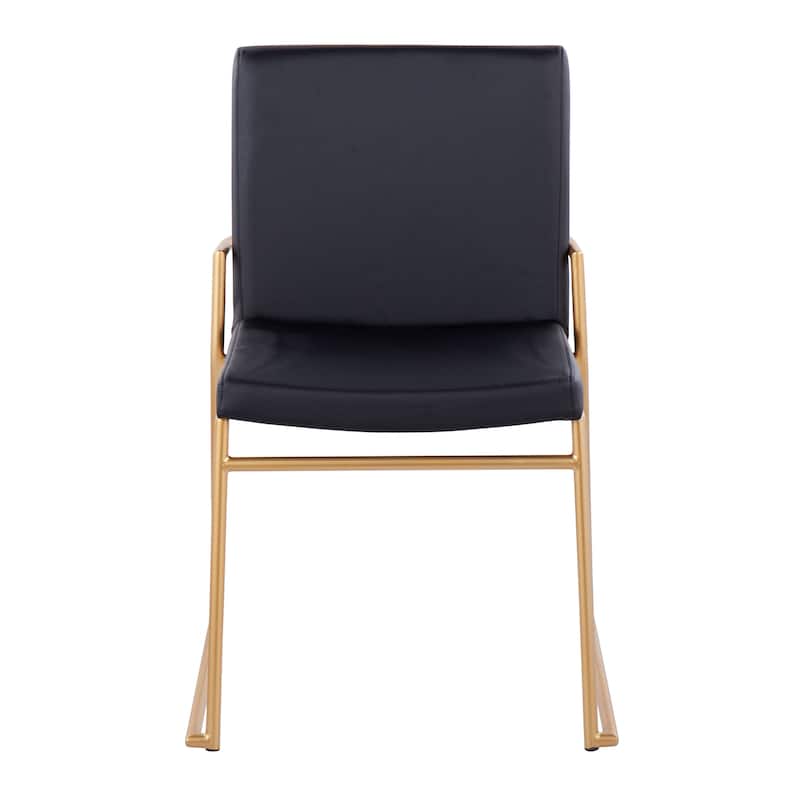 Silver Orchid Jayci Gold Metal Dining Chair (Set of 2)
