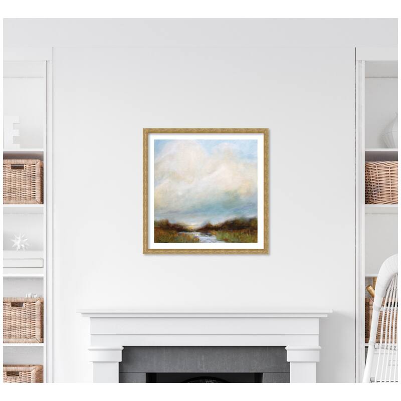 Kate and Laurel Tranquility by Mary Sparrow Framed Wall Art Print
