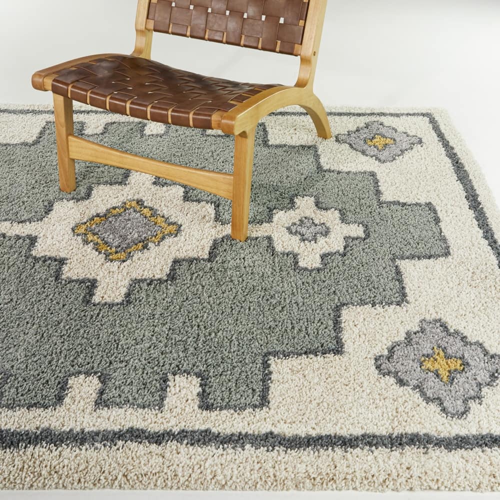Holanda Southwestern Shag Area Rug