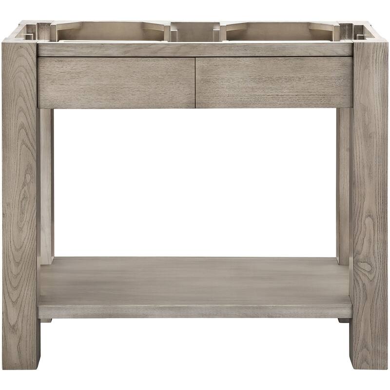 James Martin Vanities Brooklyn 39-1/2" Wooden Sink Base - Platinum Ash
