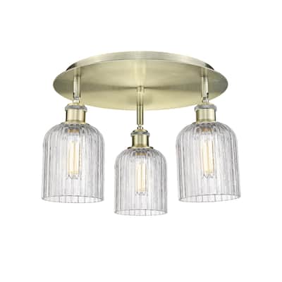 Innovations Lighting 516-3C-10-17 Bridal Veil Flush Bridal Veil 3