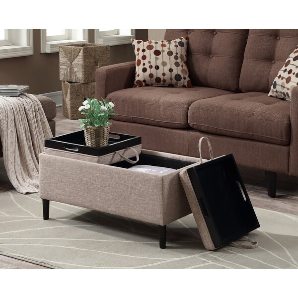 Copper Grove Suonenjoki Storage Ottoman with Trays. Opens flyout.