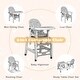 preview thumbnail 10 of 19, 5 in 1 Baby High Chair, Convertible Toddler Table Chair Set, Rocking Chair, Multi-Function Seat w/ Wheels, Adjustable Seat Back