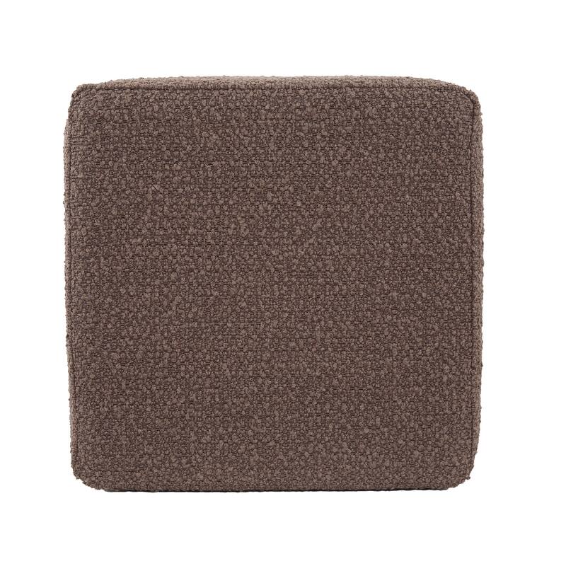 Allan Andrews No Tip Short Block Ottoman with Cover, Barbet Collection