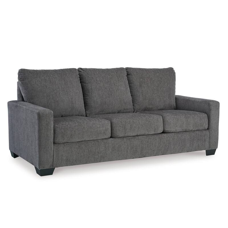 Signature Design by Ashley Rannis Pewter Queen Sofa Sleeper - 85"W x 40"D x 39"H