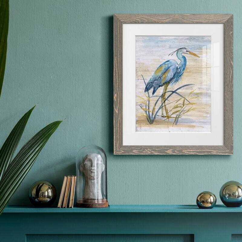 Blue Heron I-Premium Framed Print - Ready to Hang