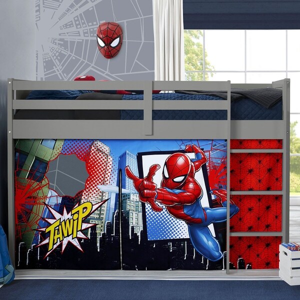 Twin loft bed curtain set on sale