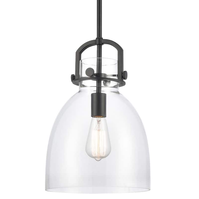 Bellevue Wendell 10" Wide Mini Pendant - Matte Black