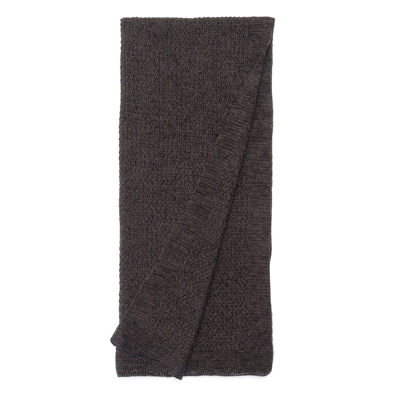 Cottage Home Olivia Linen Throw - Asphalt