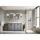 preview thumbnail 20 of 23, Ziva Bath Vanity and White Quartz Top