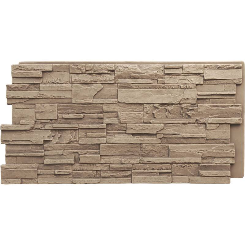 Cascade Stacked Stone, EverStone Faux Stone Siding Panel