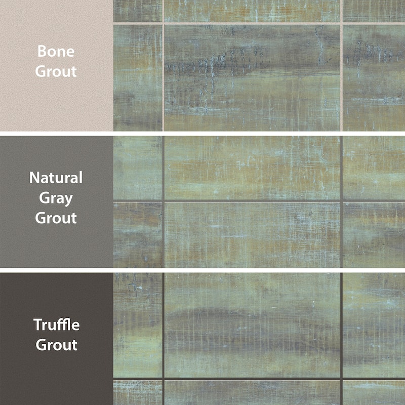 Merola Tile Fusione Reggia Green 23-1/2" x 23-1/2" Porcelain Floor and Wall Tile