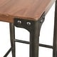preview thumbnail 3 of 11, INK+IVY Caden Brown/ Charcoal Console Table and Counter Stool 3 Piece Set