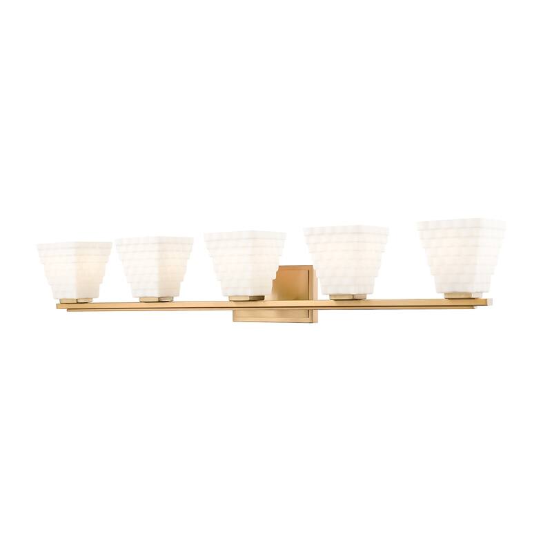 Z-Lite 7514-5V Annalise 5 Light 7" Wide Vanity Light - Modern Gold