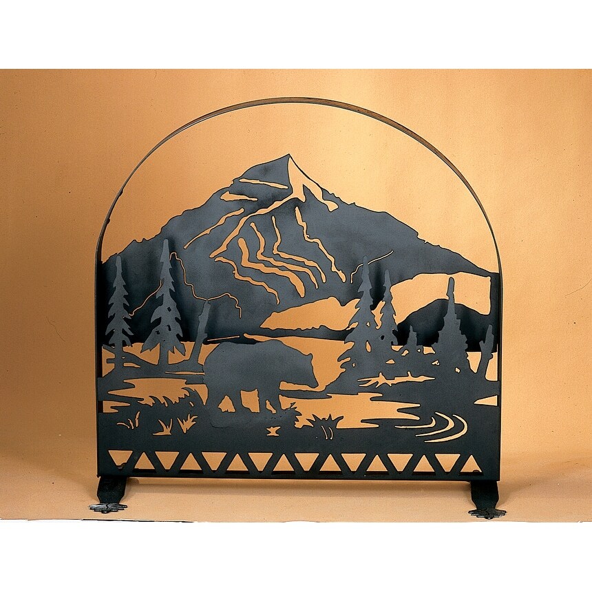 Shop Meyda Tiffany 28756 Craftsman Mission Fireplace Screen From