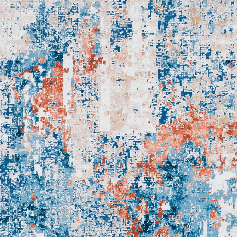 Haile Industrial Abstract Area Rug