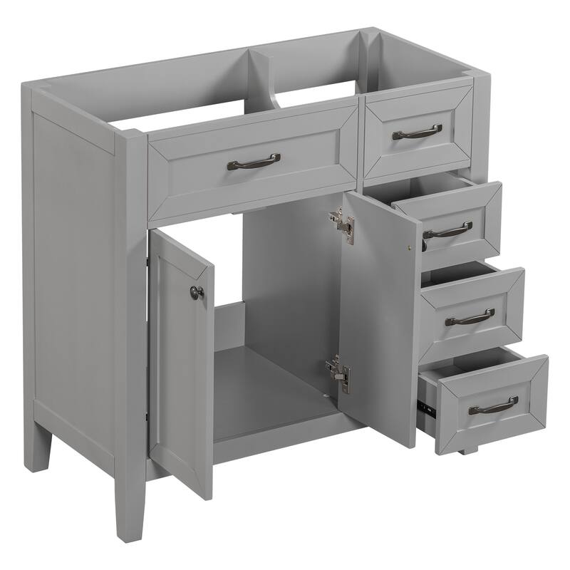 36" Bathroom Vanity without Sink,Bathroom Cabinet with Drawers