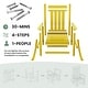 preview thumbnail 96 of 110, Modern High-Back Rocking Adirondack Chair All Weather