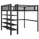 preview thumbnail 55 of 79, Twin/Full Loft Bed with Shelves, Workstation & Storage - Metal Frame