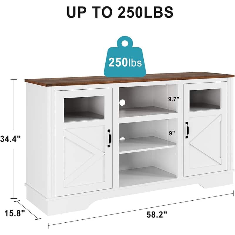 LED TV Stand for 65/60/55 Inch TV
