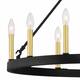 Acroma 15 Light 40 In Modern Farmhouse Wagon Wheel Chandelier-UL