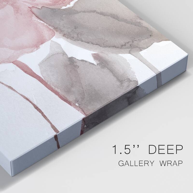 Blush Bloom II Premium Gallery Wrapped Canvas - Ready to Hang