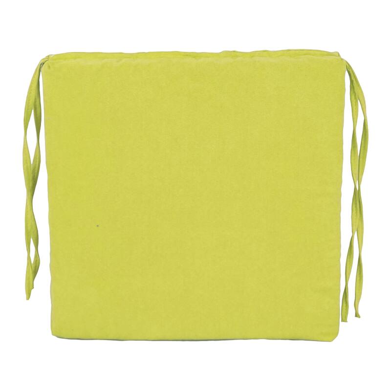 16-inch Square Indoor Microsuede Chair Cushions (Set of 2 or 4) - 16 x 16
