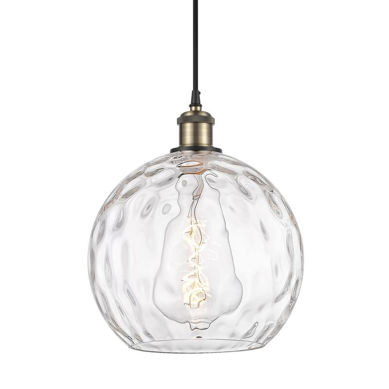 Innovations Lighting 516-1P-13-10 Athens Pendant Athens 10" Wide - Black Antique Brass / Clear Water Glass