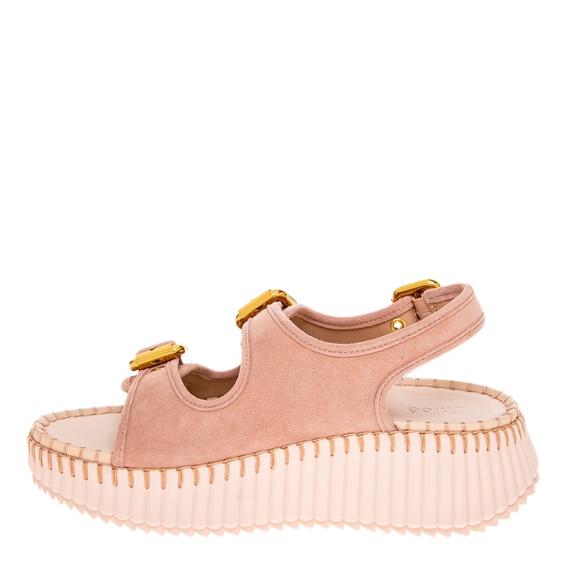 Chloe Nama Wedge Sandals