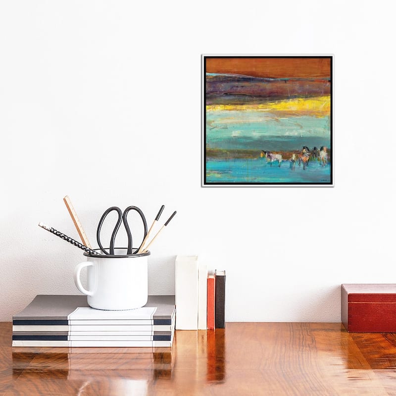 iCanvas "Claire de Lune" by Dominique Samyn Framed Canvas Print