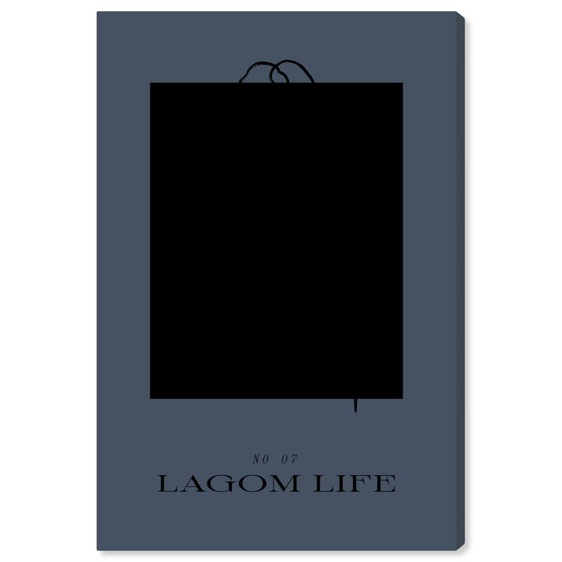 Wynwood Studio Canvas Advertising Lagom Life Woman Back Brown and Light Brown Modern & Contemporary Wall Art Canvas Print