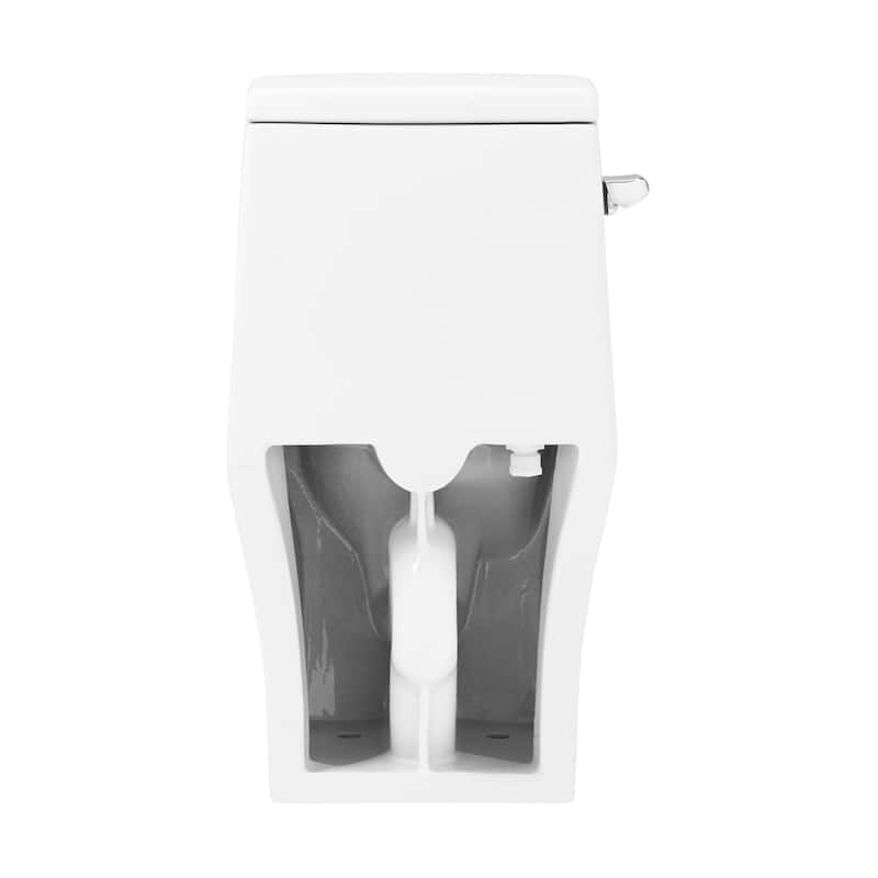 Dieppe One-Piece Toilet Left Side Flush 1.28 Gpf - 27.45" x 13.85" 27.85"