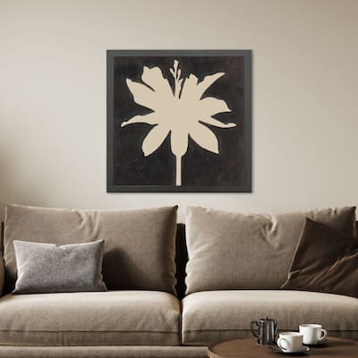 Paragon Floral Silhouettes I Framed Art