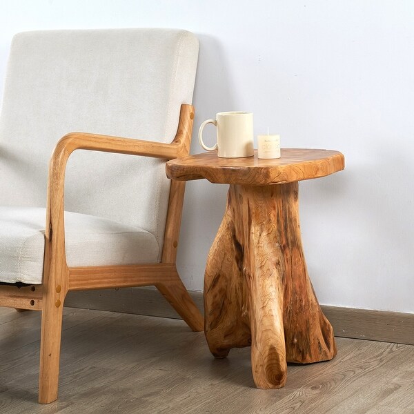 Greenage Cedar Roots Natural Flower Stand Reclaimed Woods End