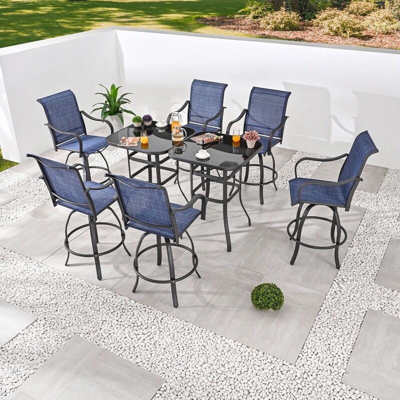 Izzybang Outdoor Bar Height Dining Set Cover For 5 Piece