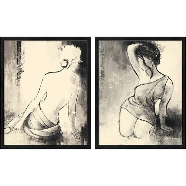 slide 2 of 3, Lanie Loreth 'Figurative Woman' Framed Art (Set of 2)