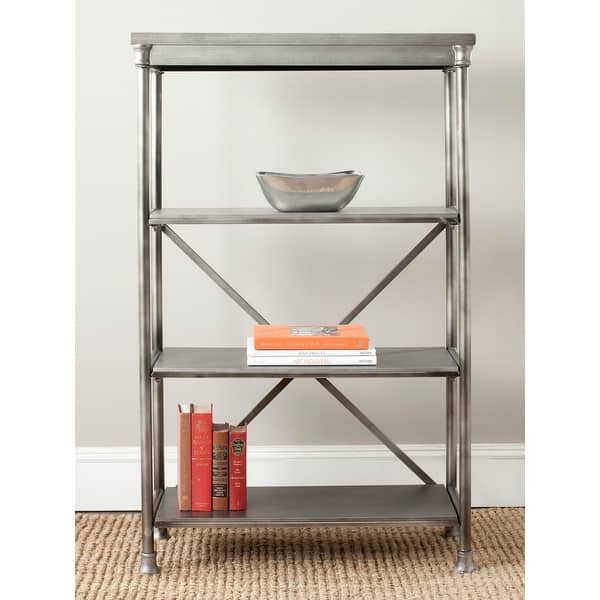 slide 2 of 6, SAFAVIEH Jacinda Dark Silver Etegere - 32" x 16" x 50.3"