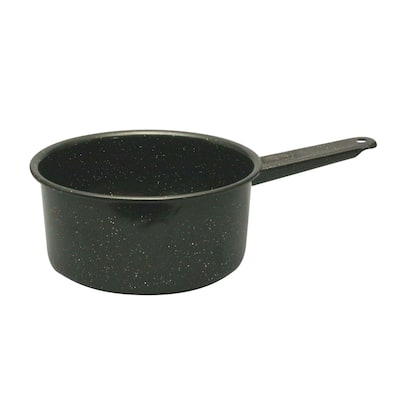 Granite Ware Speckled Black Saucepan