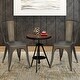 preview thumbnail 8 of 21, Set of 4 Dining Side Chair Stackable Bistro Cafe Metal Stool GunBlack - See details
