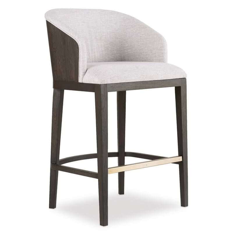 Hooker Furniture Curata 24 Inch Wide Polyester Upholstered Rubberwood - Midnight Brown
