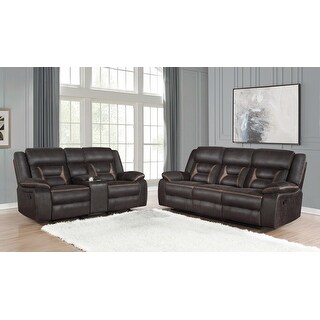 Coaster Furniture Greer 2-piece Upholstered Tufted Living Room Set