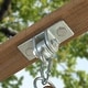 preview thumbnail 4 of 2, Heavy Duty Permanent Swing Hanger Brackets Set for Indoor and Outdoor Use - N/A