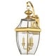 preview thumbnail 1 of 0, Newbury 3-Light Outdoor Wall Lantern in Polished Brass Polished Brass