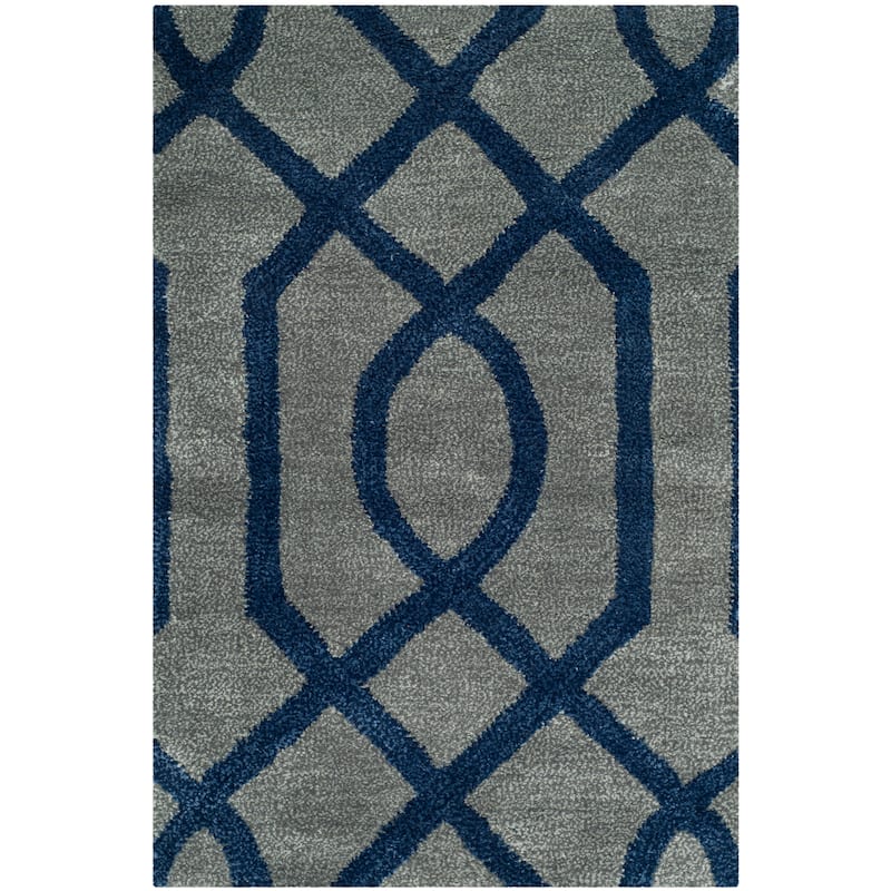SAFAVIEH Handmade Soho Mallorie Wool/ Viscose Rug