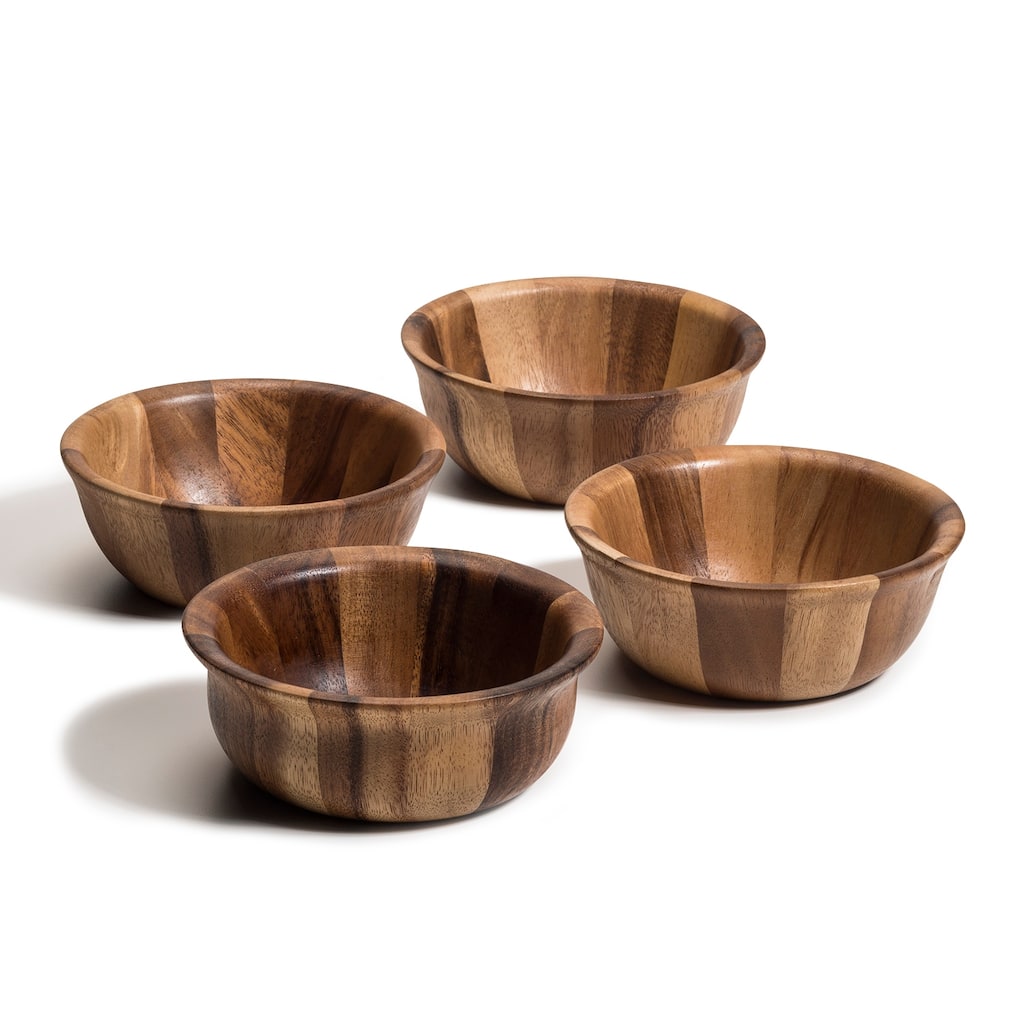 Individual Salad Bowls - Set of 4 - 6.5 x 6.5