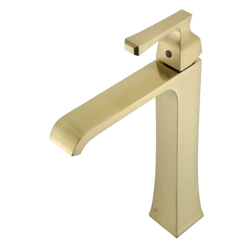 Fine Fixtures Arched Square Single Hole Vessel Sink Bathroom Faucet