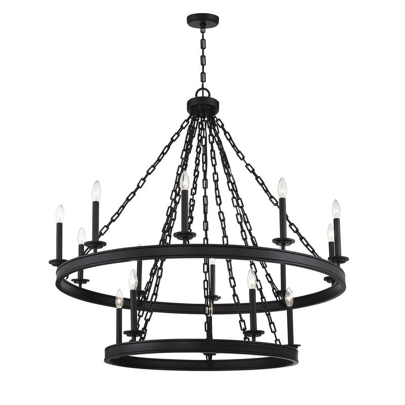 Savoy House Seville 15 Light 45" Wide Taper Candle Chandelier