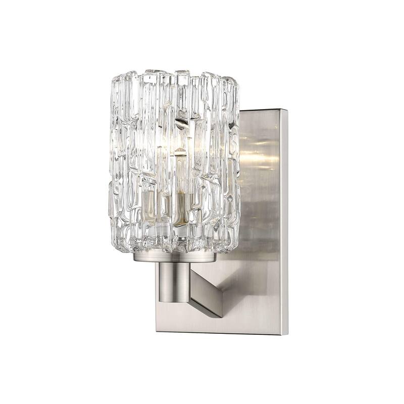 Bellevue Luella 9" Tall Bathroom Sconce - Brushed Nickel