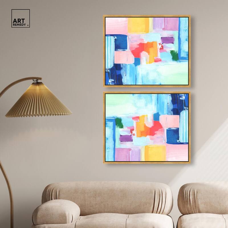 Navy Red Hustle Sneaker Canvas by Art Remedy